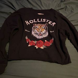 Black holister tiger shirt